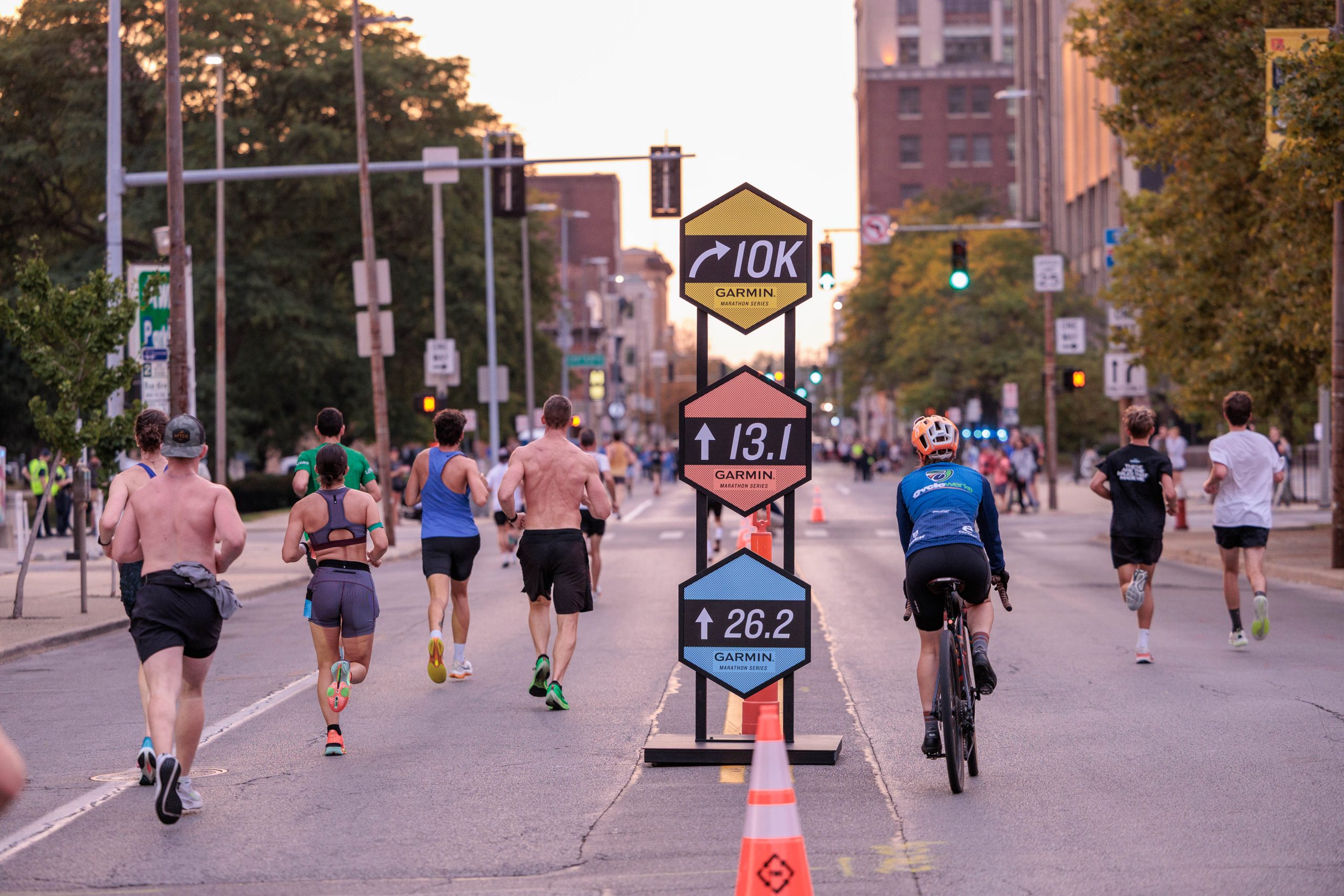 Garmin Marathon Toledo Mile Markers